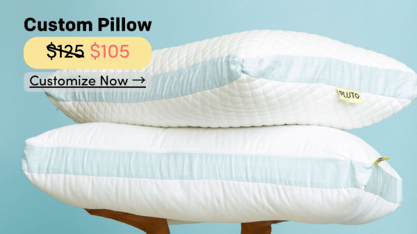 Custom pillow, now $105